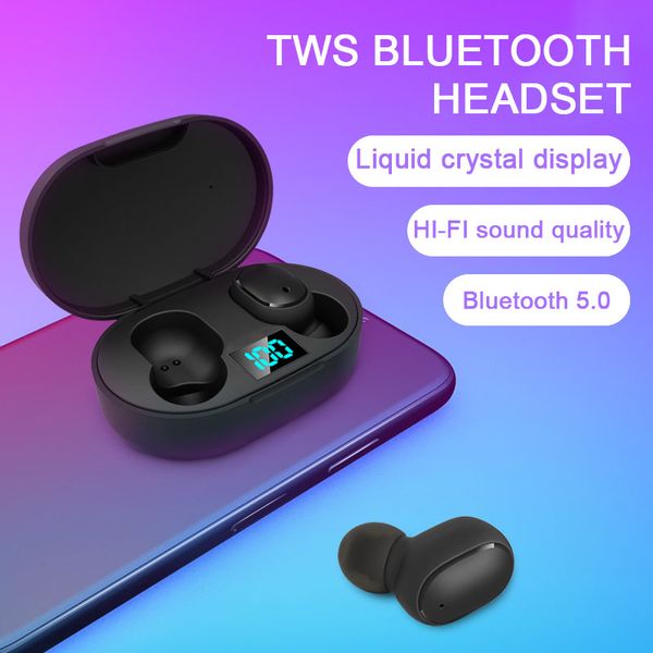 

новые беспроводные наушники bluetooth наушники bluetooth 5.0 tws bluetooth с зарядным чехлом 250mah для спорта