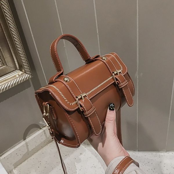 

retro small bag women's 2020 new style fashion korean-style versatile shoulder bag crossbody fashion textured handbag