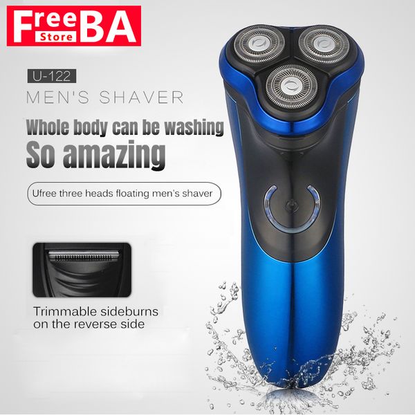 

waterproof beard shaver rechargeable men's electric shaver razor 3d floating heads wireless use men's shaving machine razors