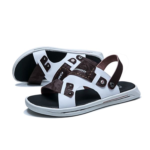 

2020 новая летняя обувь мужские сандалии бизнес повседневная обувь человек качество дизайн пляжные сандалии римские водные кроссовки для муж, Black