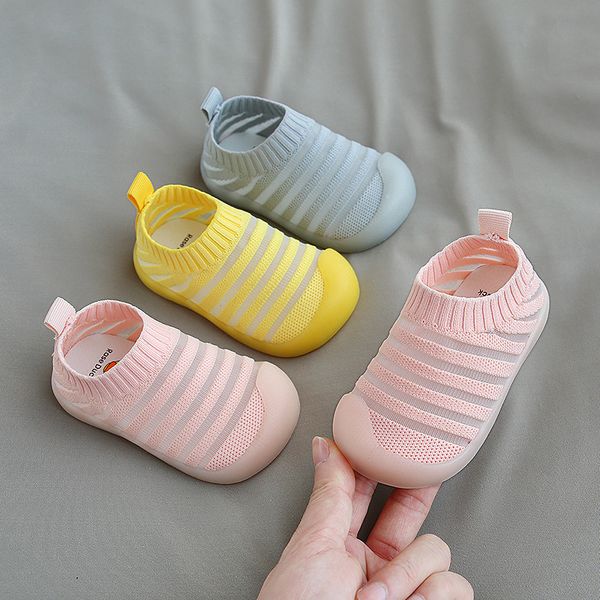 

athletic & outdoor 2021 summer infant toddler shoes baby girls boys mesh casual non-slip breathable kids children, Black