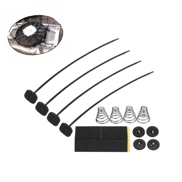 

1 комплект универсальный комплект крепления вентилятора для автомобиля автомобиля электрический радиатор вентилятор крепления рулевой тяги к