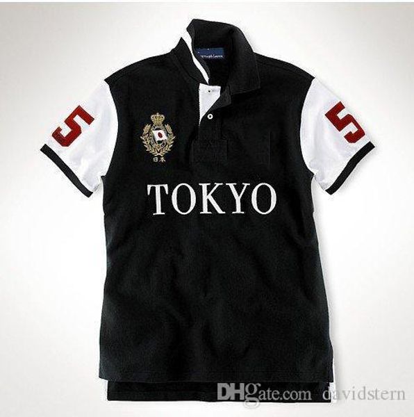 

popular models men's cotton embroidery short-sleeved new luxury men's t-shirts men's and women's t-shirts, White;black