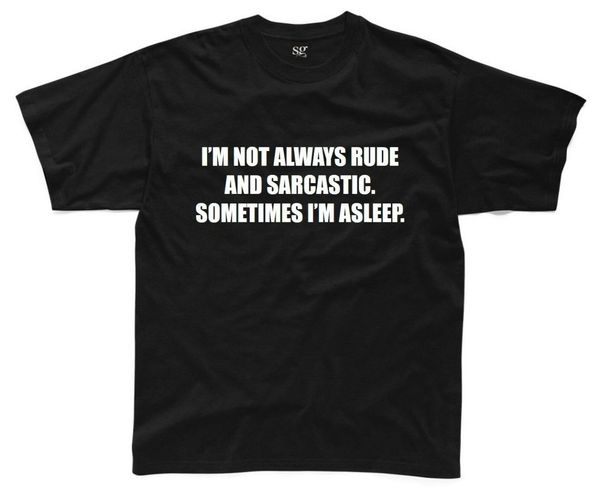 

rude and sarcastic mens t-shirt s-3xl funny printed joke novelty gift black new fashion t shirt brand hip hop print men tee, White;black