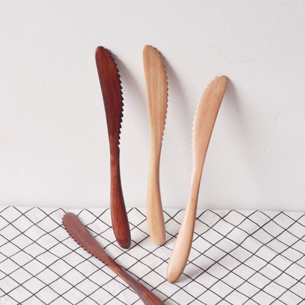 

wood cutlery butter knife with thick handle dinner knives wholesale tabeware