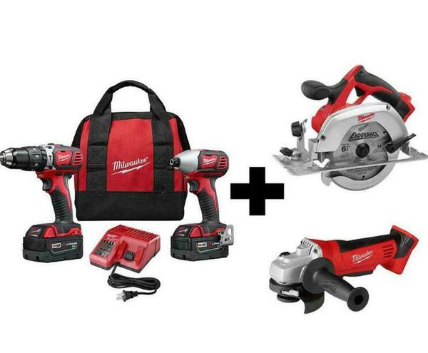 

л комплект kit 4-tool m18 дрель ударный гайковерт grinder пила сумка new ghey
