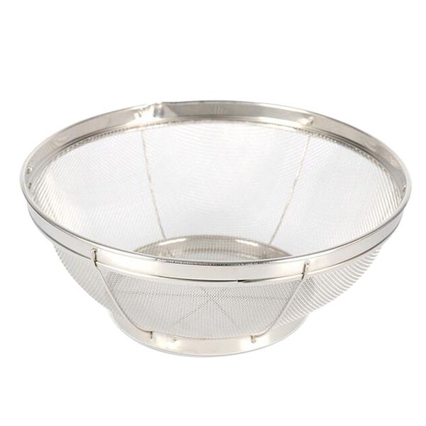 

stainless steel kitchen strainer fine mesh fruit vegetable basket