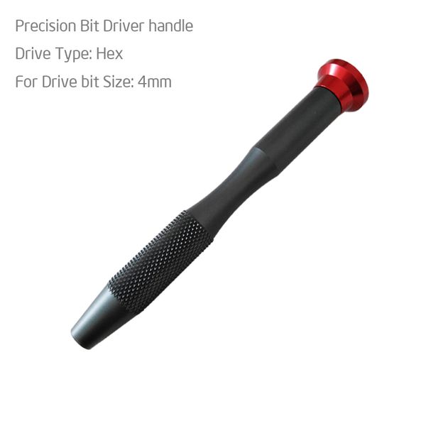

new aluminum hex screwdriver shaft handle holder fits for 4mm screw driver bits