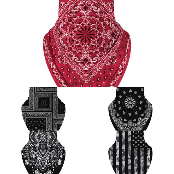 

9y1il women protection masks triangle summer breathable scarf lightweight face chiffon thin scarf outdoor riding sunscreen, Black