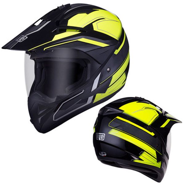 

rally full-face d.o.t-certified street helmet-size m motorcycle moto bike helmets with removable li