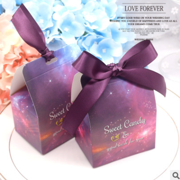 

20pcs creative pink purple green wedding candy box with hand gift box wedding kids birthday baby shower candy party supplies