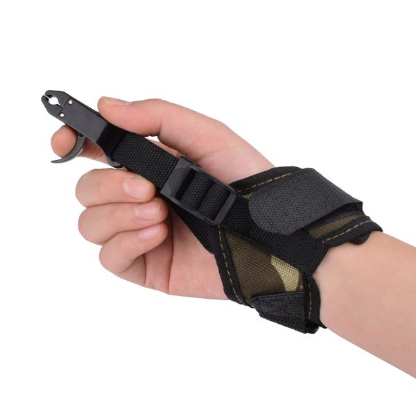 

2019 new 1x compound bow caliper release camo green trigger buckle wrist strap outdoor shooting other golf products