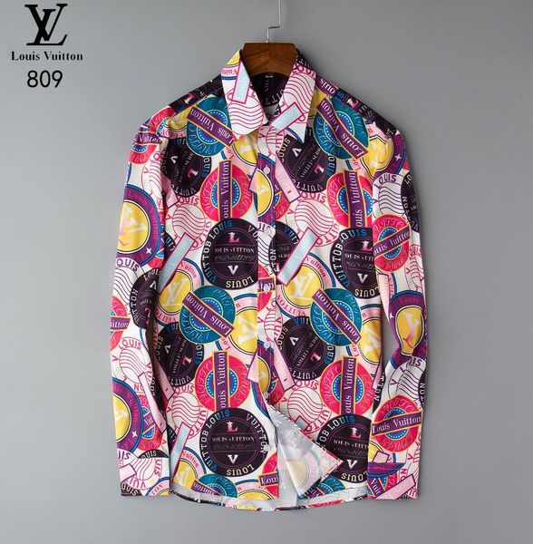 

2019 бренд мужской бизнес повседневная рубашка мужская с длинным рукавом в полоску