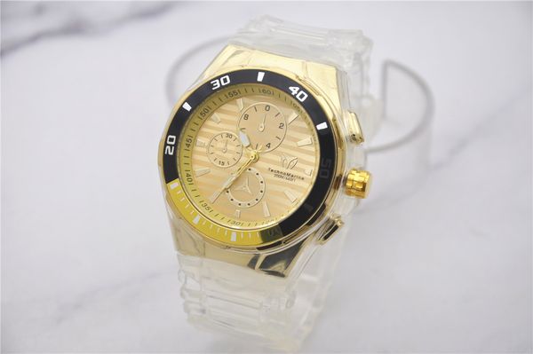 

новый французский бренд высокого качества technomarine часы многофункциональный кварц спорт на открытом воздухе морская версия мужская силик, Slivery;brown
