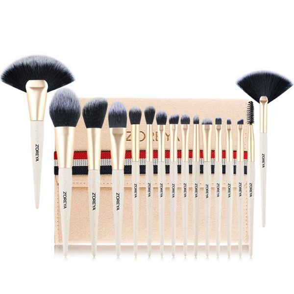 

16pcs eye makeup brushes loose powder eyeshadow eyeliner lip brush tools eyeshadow brush fan makeuptools**i