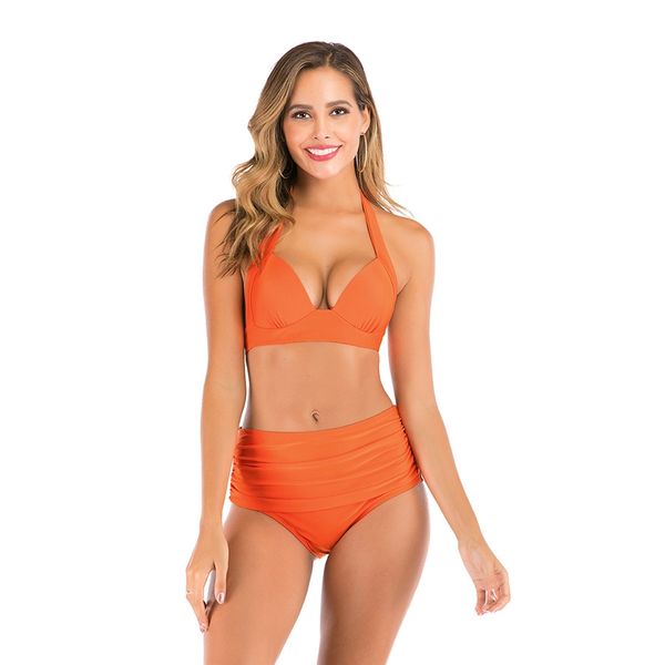 

women fashion bandage swimwear embroidered rose high waist bikini set bathing suit swimming suit women maillot de bain#115, White;black