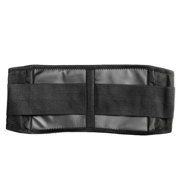

tourmaline self-heating magnetic therapy waist support belt belt lumbar back waist support brace double banded adjustable, Black;gray