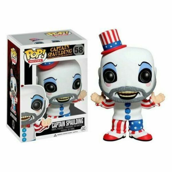 

new funko pop movies: captain spaulding 58 action vinyl figure anime pvc toys