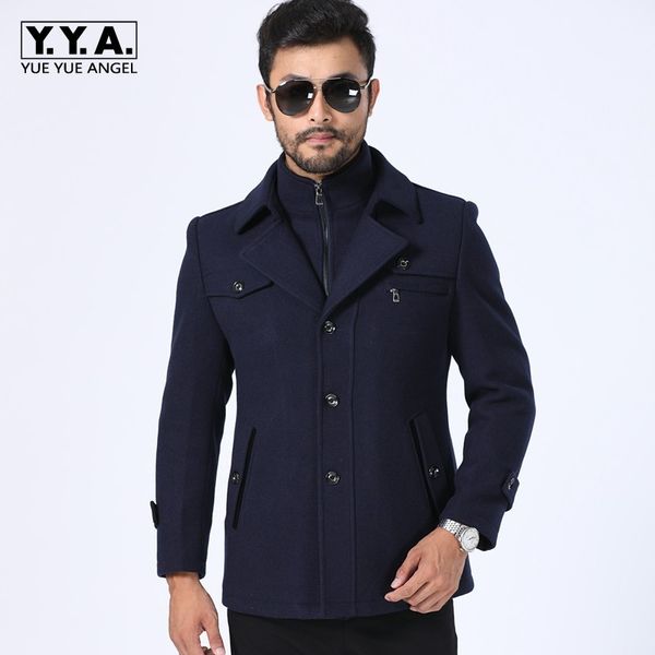 

2020 new winter mens wool coats fashion sashes lapel collar men long outwear business casual single breasted overcoat male m-4xl, Black