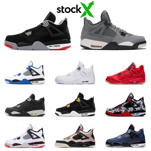 

фото x jumpman 4 4s мужчины баскетбол обувь огонь красный черный кот фиолетовый холодный серый горячий пунш oreo mens тренеров спортивные кр