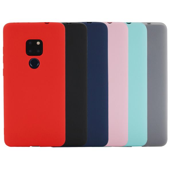 

Matte TPU Frosted Silicon Phone Cover For Huawei Mate 20 Lite Pro Soft Back Case For mate 20lite