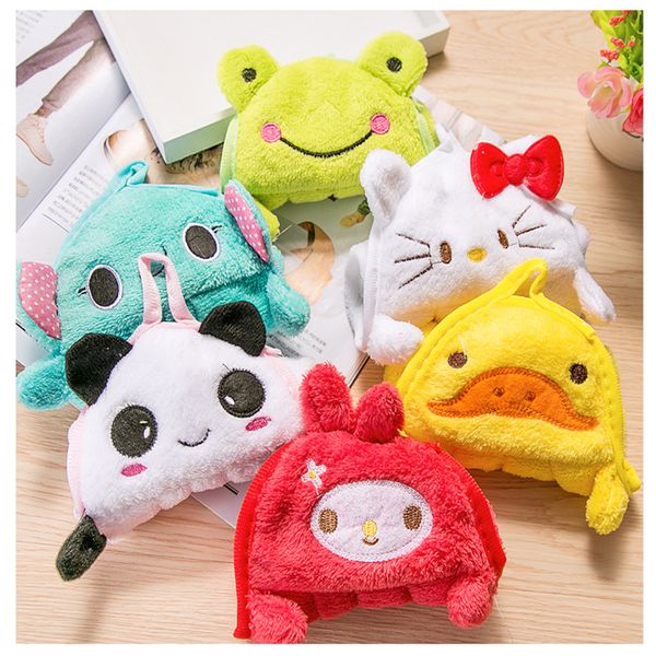 

baby soft plush bath towel baby nursery hand towel cartoon animal wipe hanging bathing for children bathroom