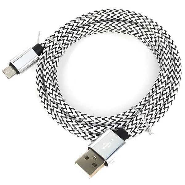 

2meter nylon micro usb cable fast charge wire