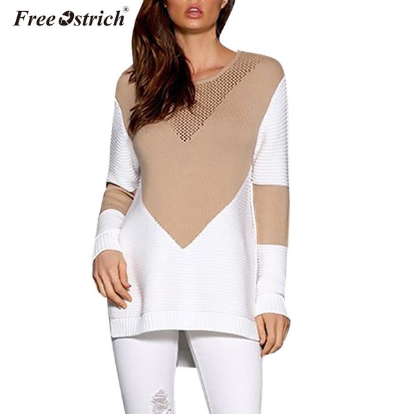 

ostrich knitted sweater women knitting pullover 2019 casual coat knitwear streetwear sweaters woman clothes pull femme n30, White;black