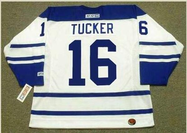

custom men youth women vintage#16 darcy tucker toronto maple leafs 2005 ccm hockey jersey size s-5xl or custom any name or number, Black