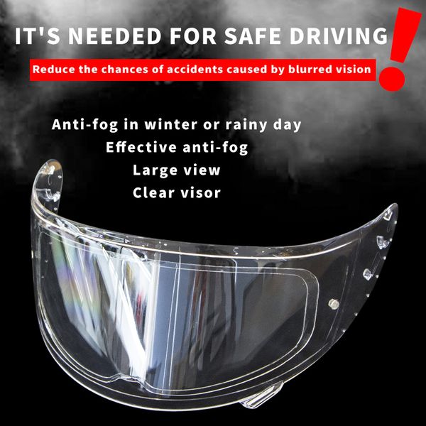 

anti-fog optics clear shield motorcycle helmet permanent anti-fog film lens anti-uv universal c66