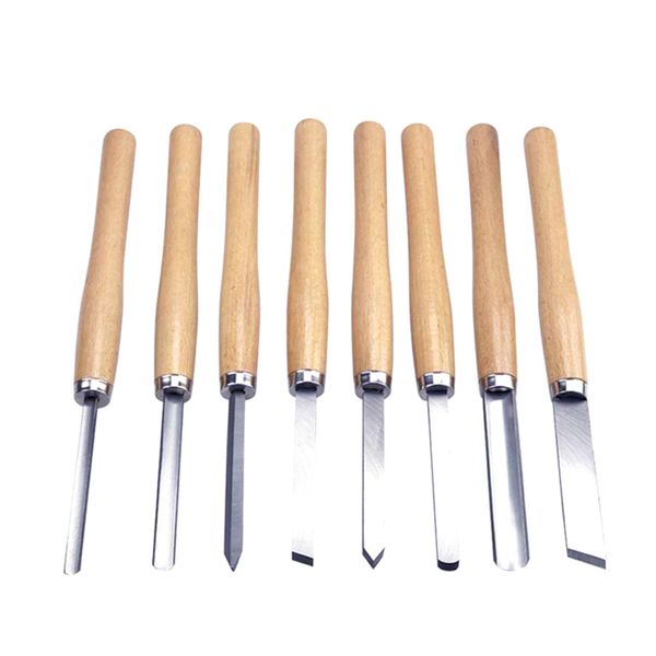 

8/10/12pcs gouge lathe chisel woodworking wood tools carving turning art kit _wk