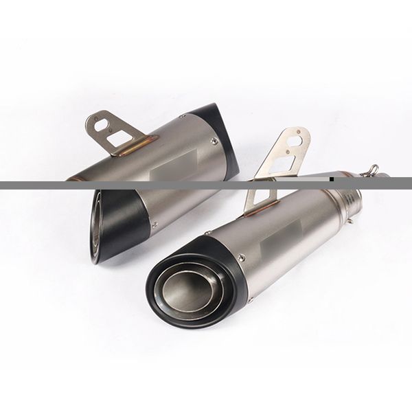 

l r universal 38-51mm motorcycle exhaust pipe no db killer escape dirt bike atv exhaust tips stainless steel z1000 z1000sx