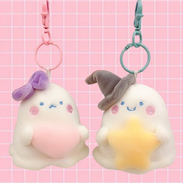 

мультфильм симпатичные призрак плюшевые игрушки мягкие заполненные elf животные куклы сумка decor подвеска key chain pp cotton cuddly подушк