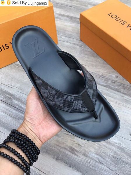 checkered flip flops