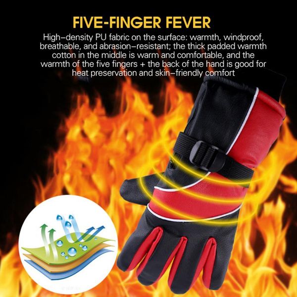 

1 pair usb lithium battery charging electric gloves winter outdoor sports ski driving heated hiking warm gloves+8hours heat