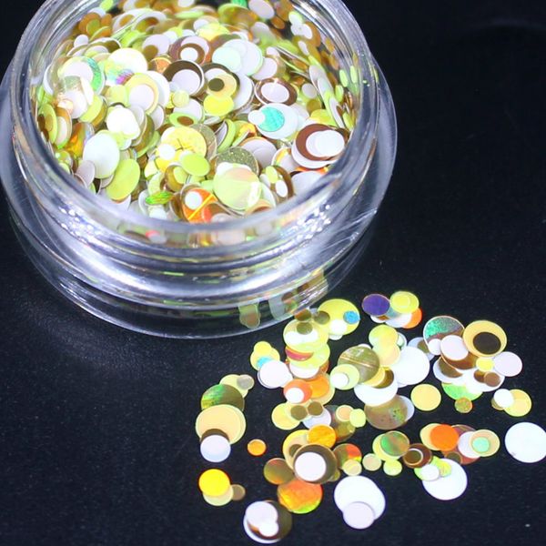 

2018 new beauty women's fashion glitter powder metallic color nail gel polishing chrome pigment decorations manicure, Silver;gold