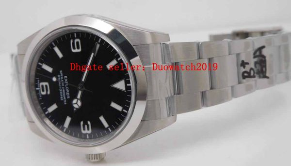 

men's luxury bp factory products explorer 214270-77200 214720 39mm stainless steel asia 2813 movement automatic men wristwatch, Slivery;brown