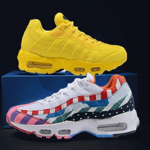 

ultra 20th anniversary 95 og running shoes for men white parra red yellow black tn 95s trainers sneakers designer shoes sneakers 5-12