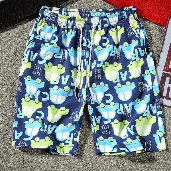 

2019 graffiti printed men swimming trunks beach men swimsuit sunga summer swim shorts male running swimwear maillot de bain