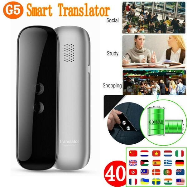 

translaty muama enence smart instant real time voice 40+languages translator g5 smart instant voice pgraph, Blue;gray