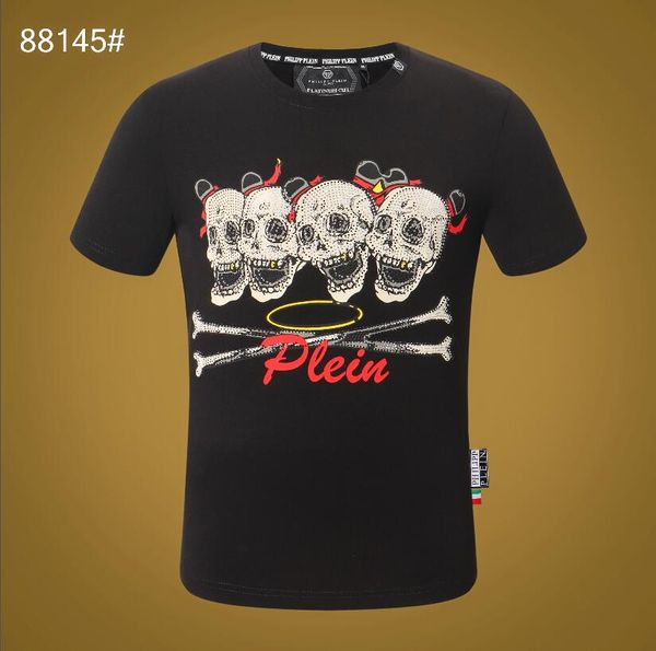 

2019 trendy summer fashion designers men's shirt t-shirt letter embroidery t-shirt men's brand short sleeve t-shirt blouse-018, White