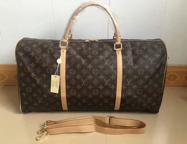 

2019 new fashion men women travel bag duffle bag, brand designer luggage handbags large capacity sport bag