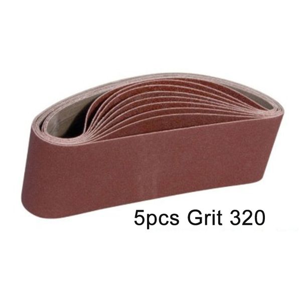 

5pcs sanding belt sandpaper 40 60 150 180 240 320 400 600 grits abrasive backer