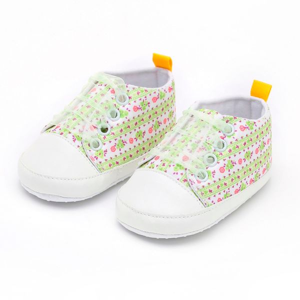 

lonsant baby crib shoes newborn kids lace floral print anti-slip cute shoes toddler girls first walker soft sole casual
