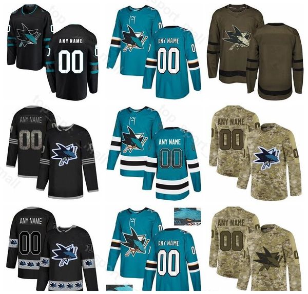 

san jose sharks ice hockey erik karlsson jersey kevin labanc timo meier marcus sorensen melker karlsson joe thornton diamond sequin custom, Black;red