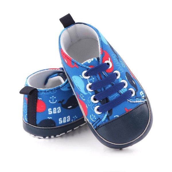 

canvas newborn baby boys girls first walkers shoes infant toddler soft sole anti-slip baby shoes