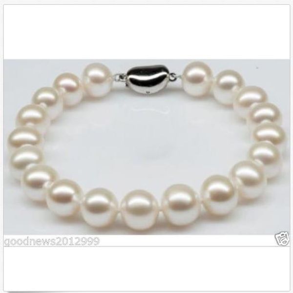 

real оаѬоваелна akoya бѬале 10-11mm white pearl 7,5 дйма 925 еѬебѬо заежка, Black