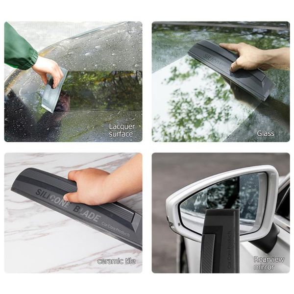 

car silicone blade water wiper scraper squeegee auto wash window cleaning tools soft and not hurting the car paint for the body