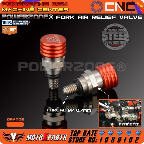 

motomx m4*0.7mm fork bleeder relief valve fork relief valve for sx sxf exc smr smcr supermoto motard racing ing