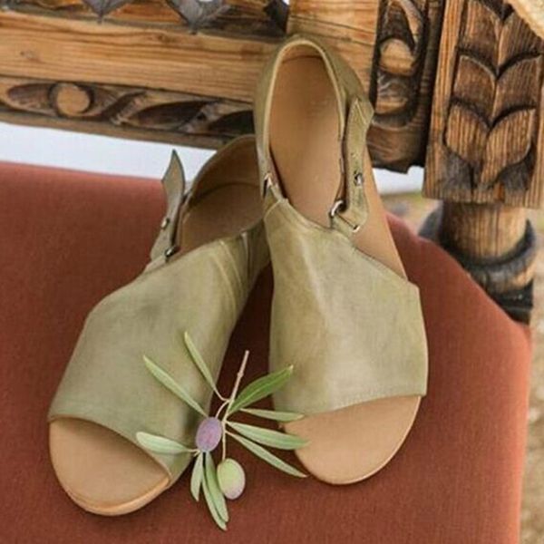 

women sandals flip flops flats 2020 new summer fashion wedges shoes woman slides buckle lady casual female plus size 35-43, Black